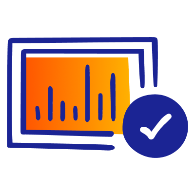 Sales and search match back reporting icon